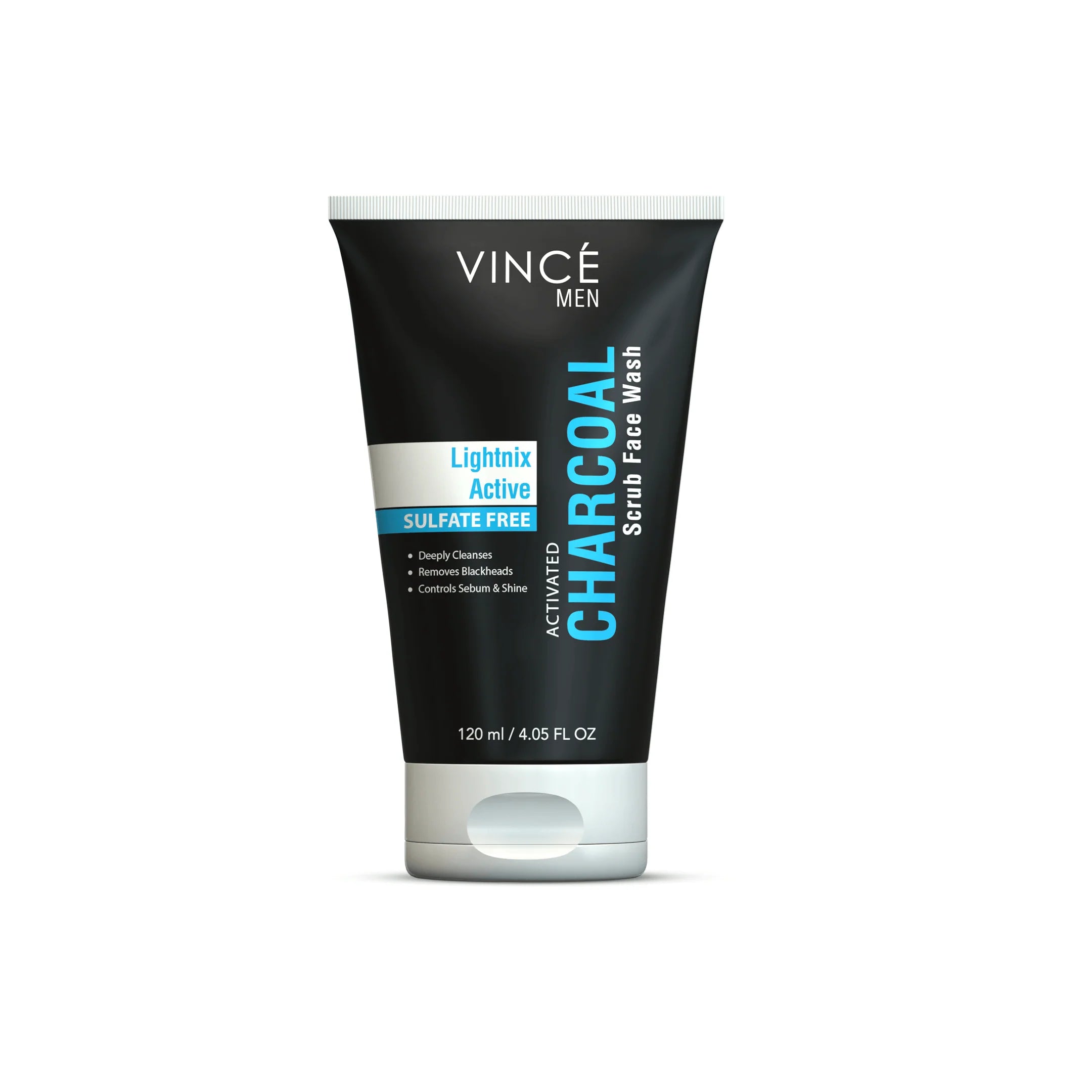 Vince Activated Charcoal Scrub Men Face Wash  (use sale10 code for Discount on vince)